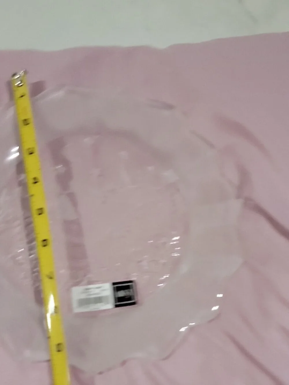 Mikasa Silent Night Frosted Clear Glass Holiday Plate New Holiday Christmas